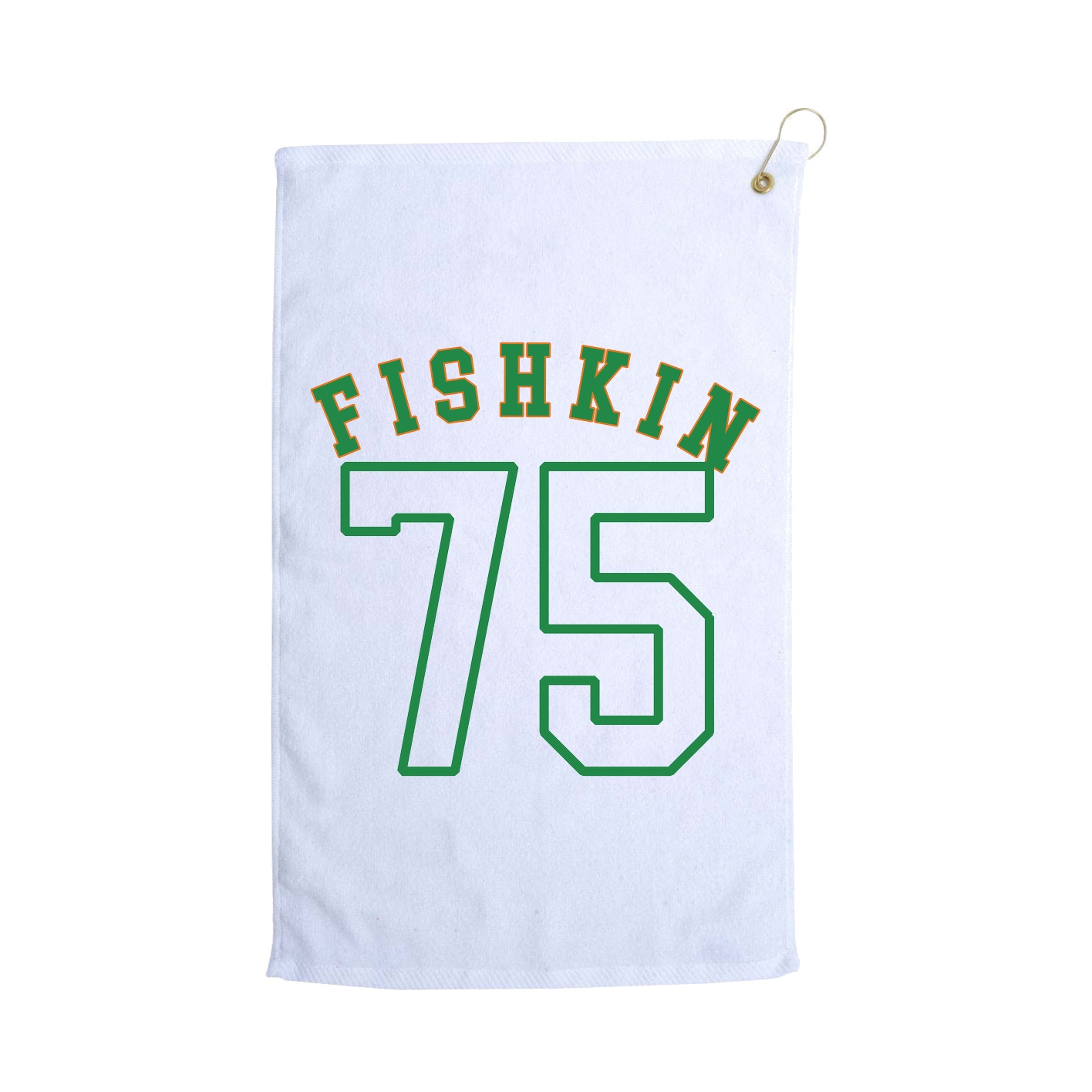 Golf Towel — Shirsey Arch in White