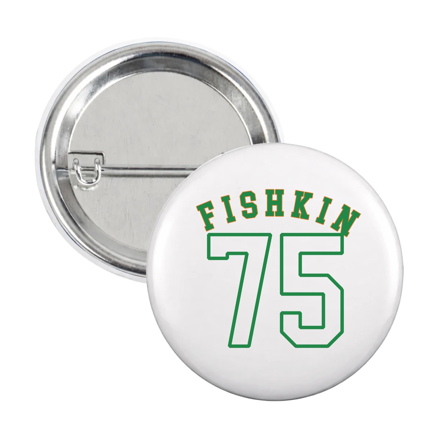 Game Day Button — Shirsey Arch in White