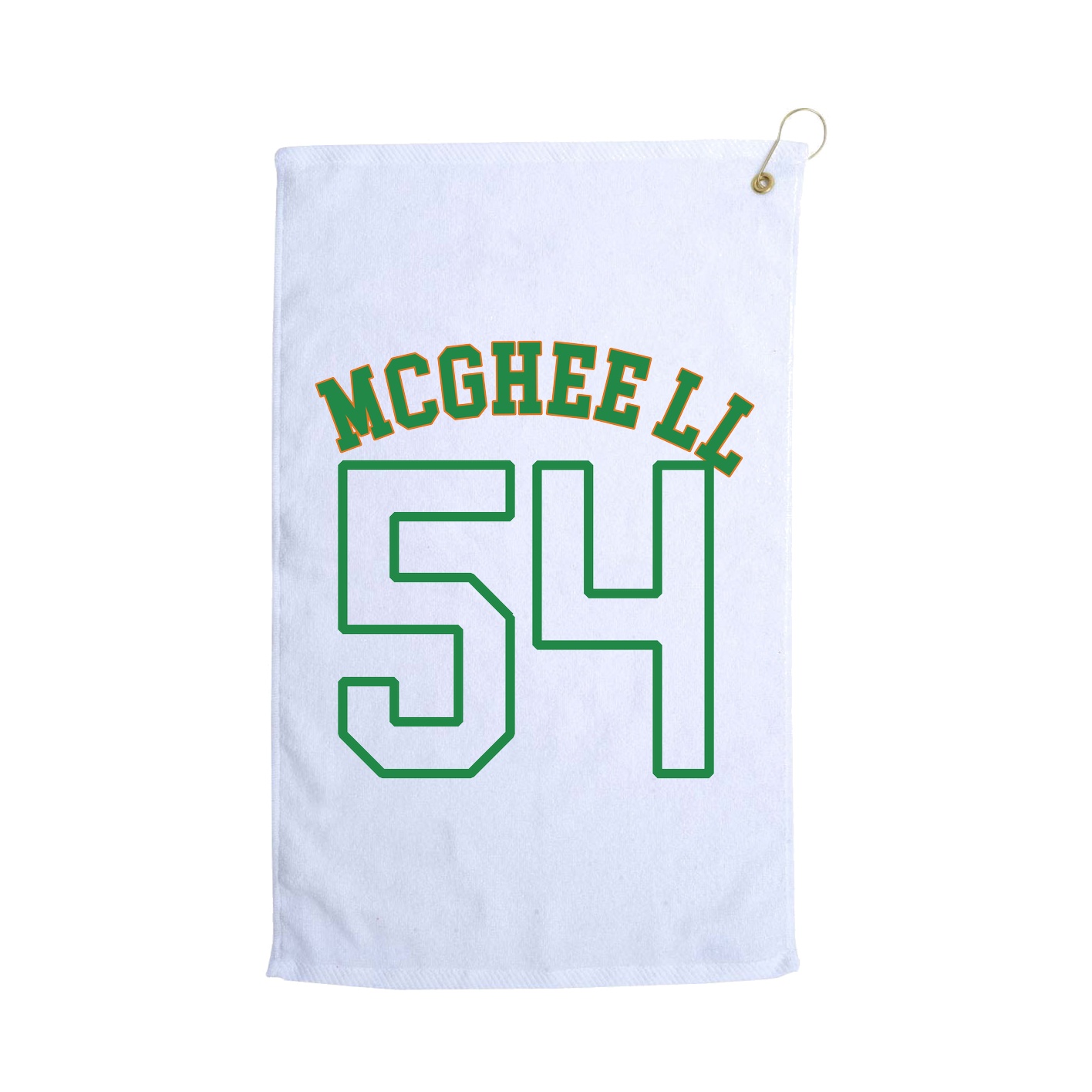 Golf Towel — Shirsey Arch in White