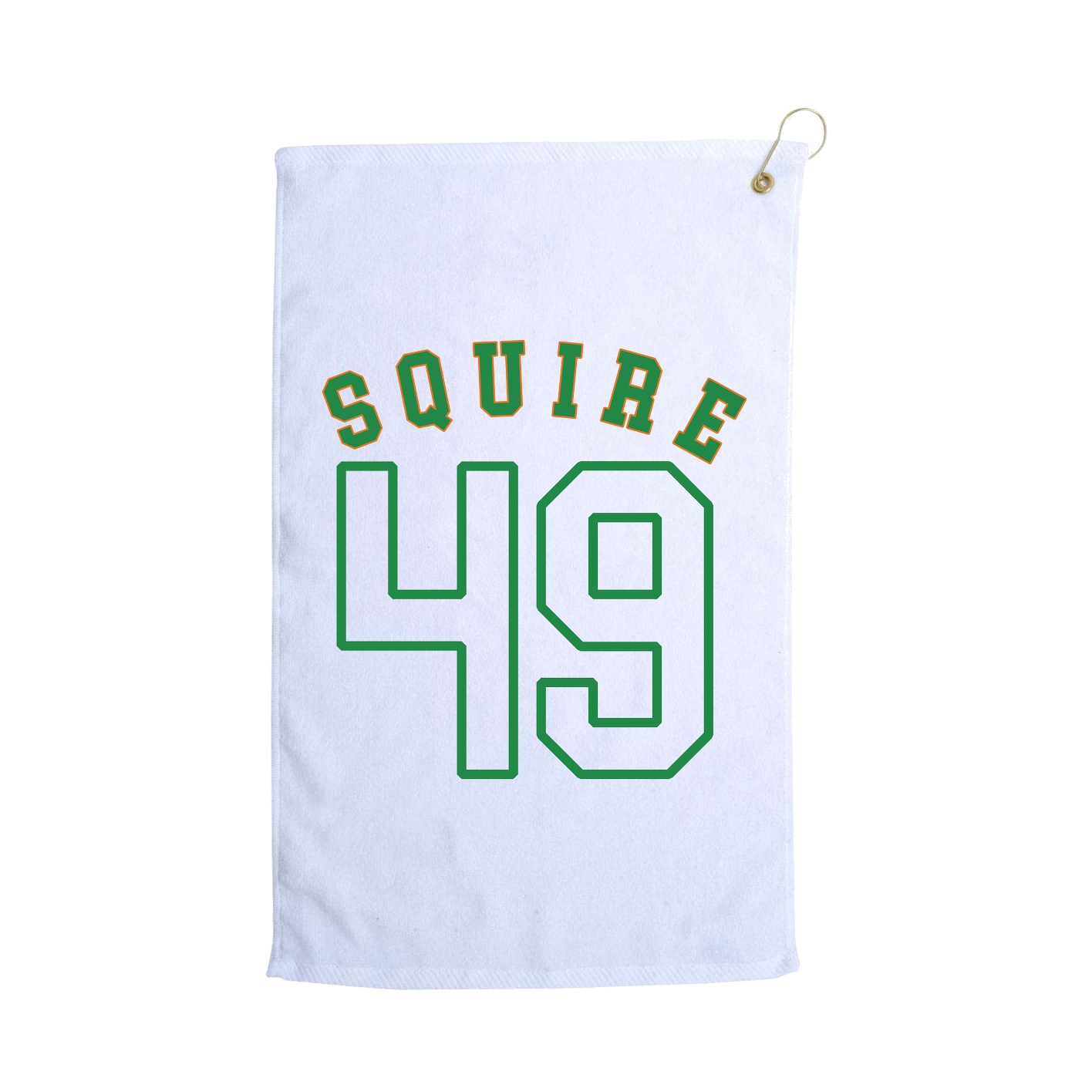 Golf Towel — Shirsey Arch in White