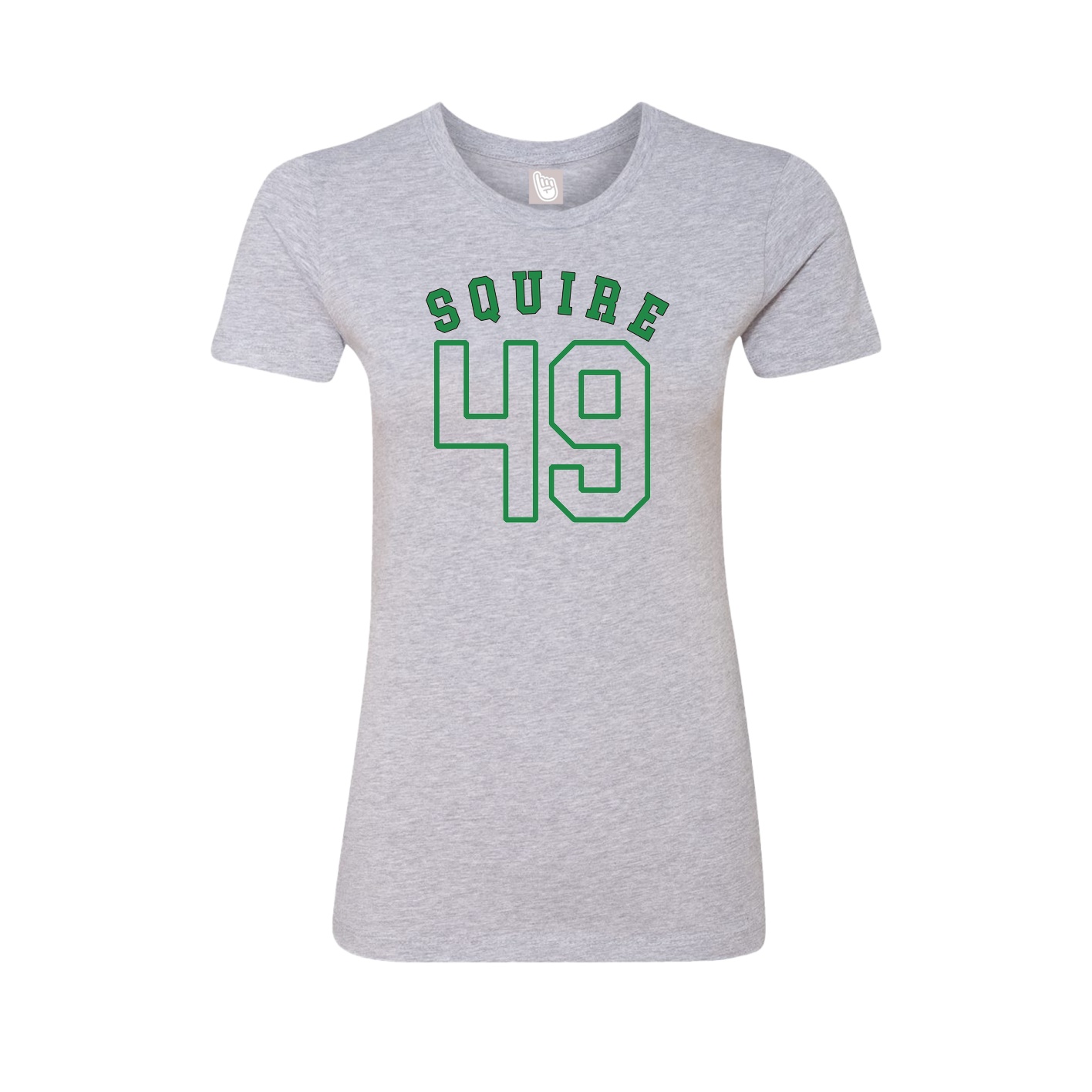 Fitted Women's Tee — Shirsey Arch in Grey