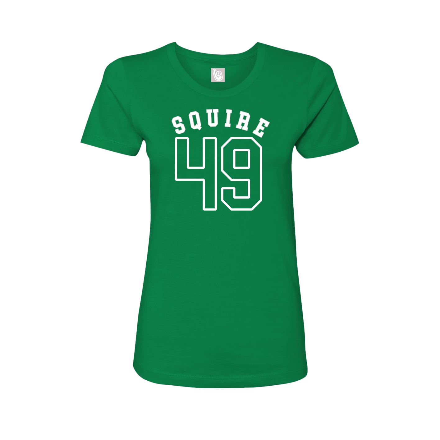 Fitted Women's Tee — Shirsey Arch in Green