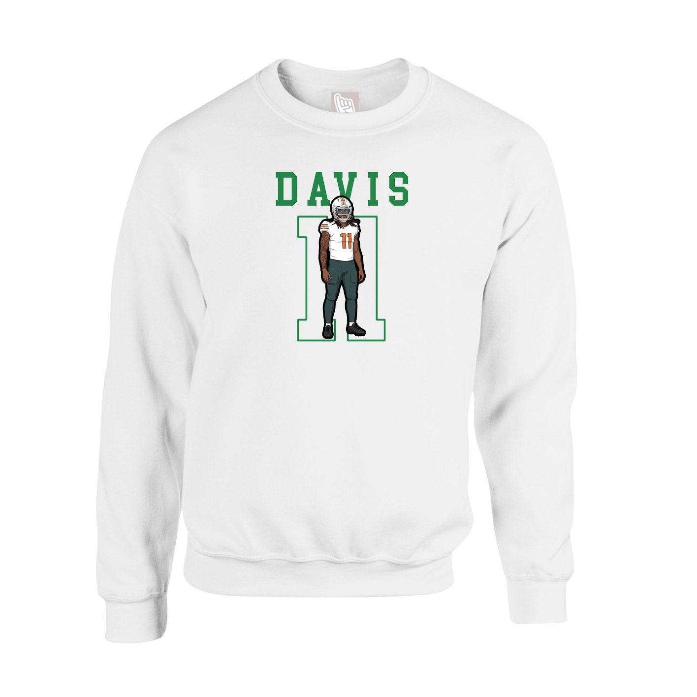 Fleece Crew — Shirsey in White