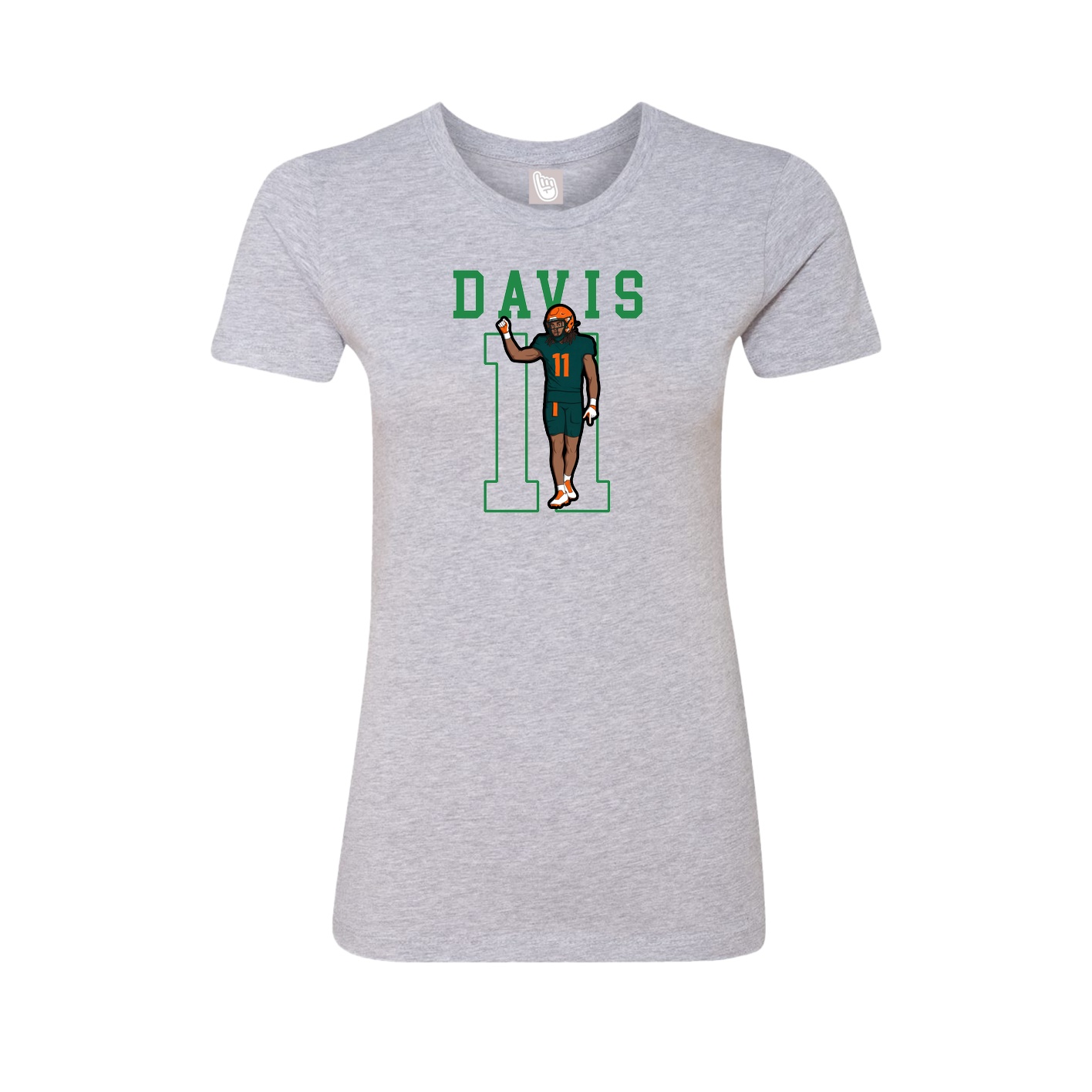 Fitted Women's Tee — Shirsey in Grey