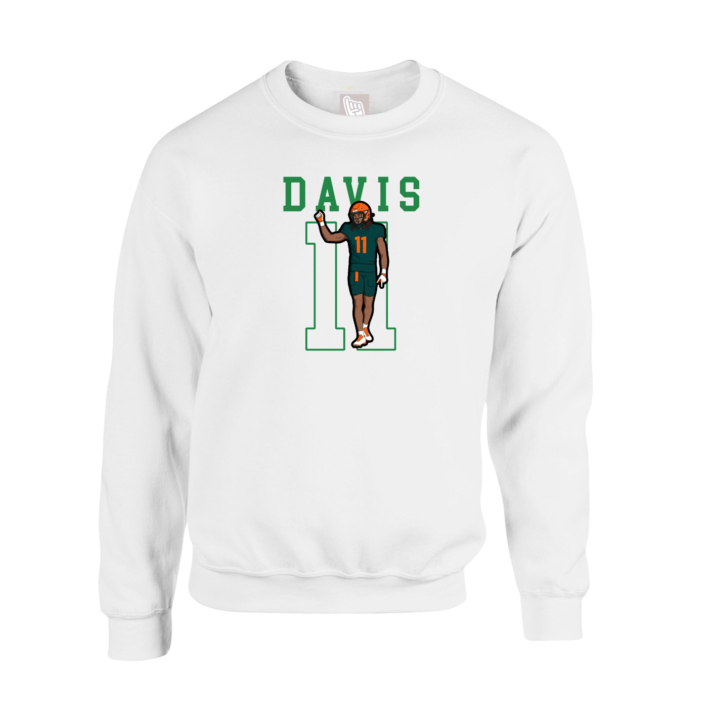 Fleece Crew — Shirsey in White