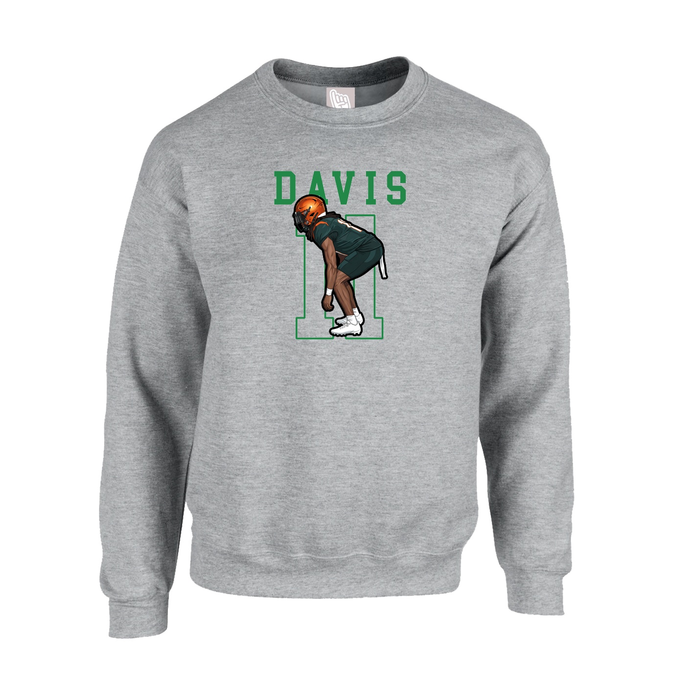 Fleece Crew — Shirsey in Grey