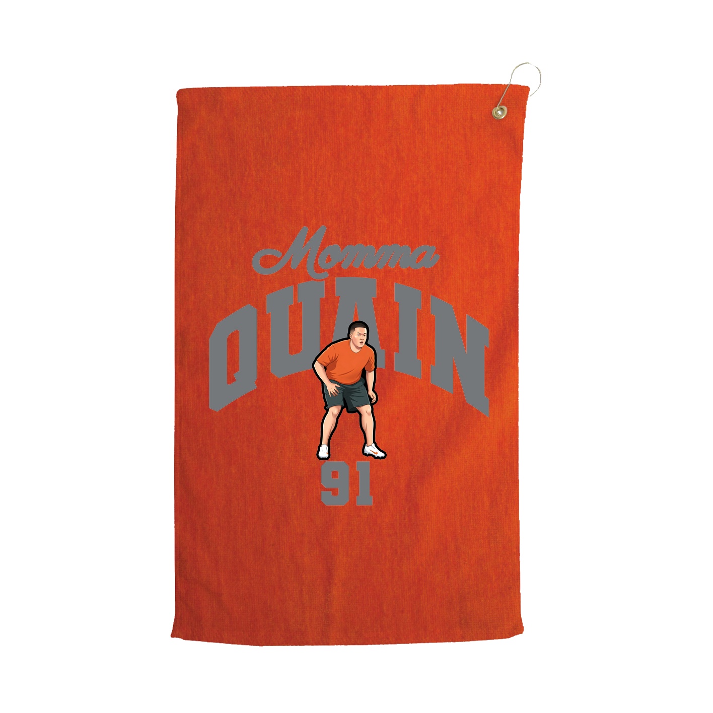 Golf Towel — Mothers Day Arch in Orange