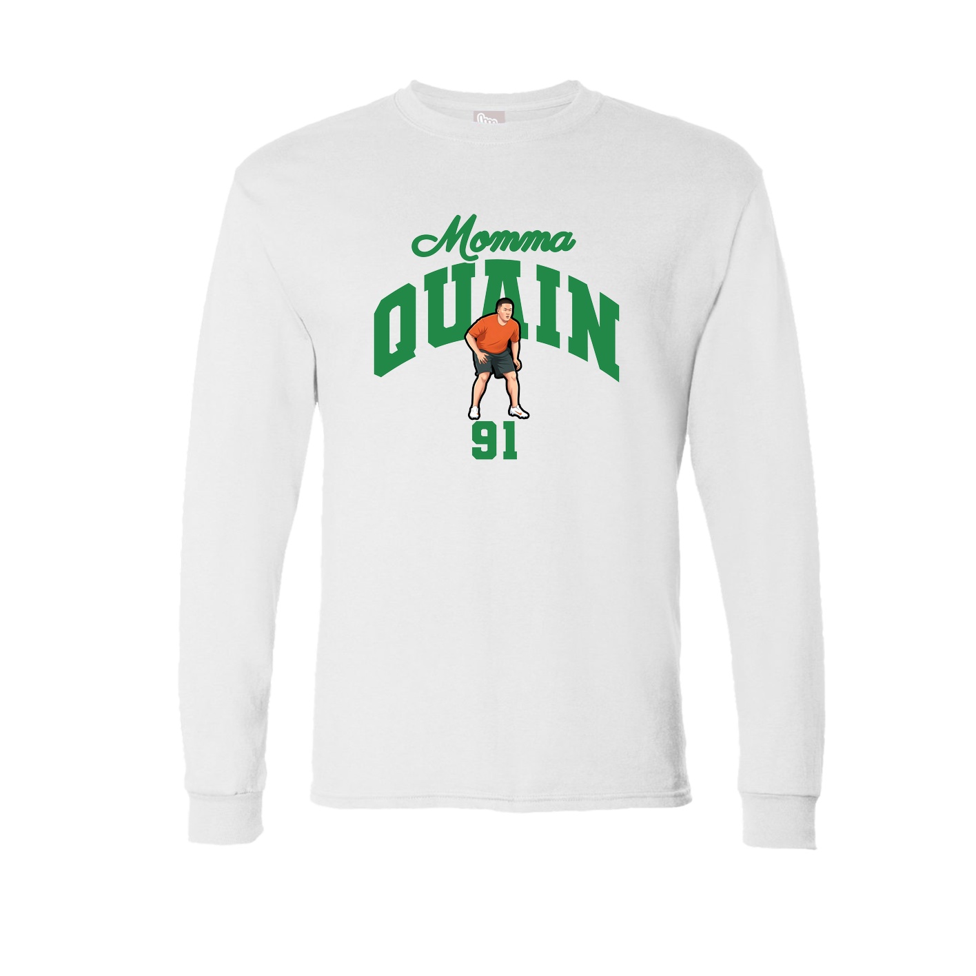 Long Sleeve Tee — Mothers Day Arch in White