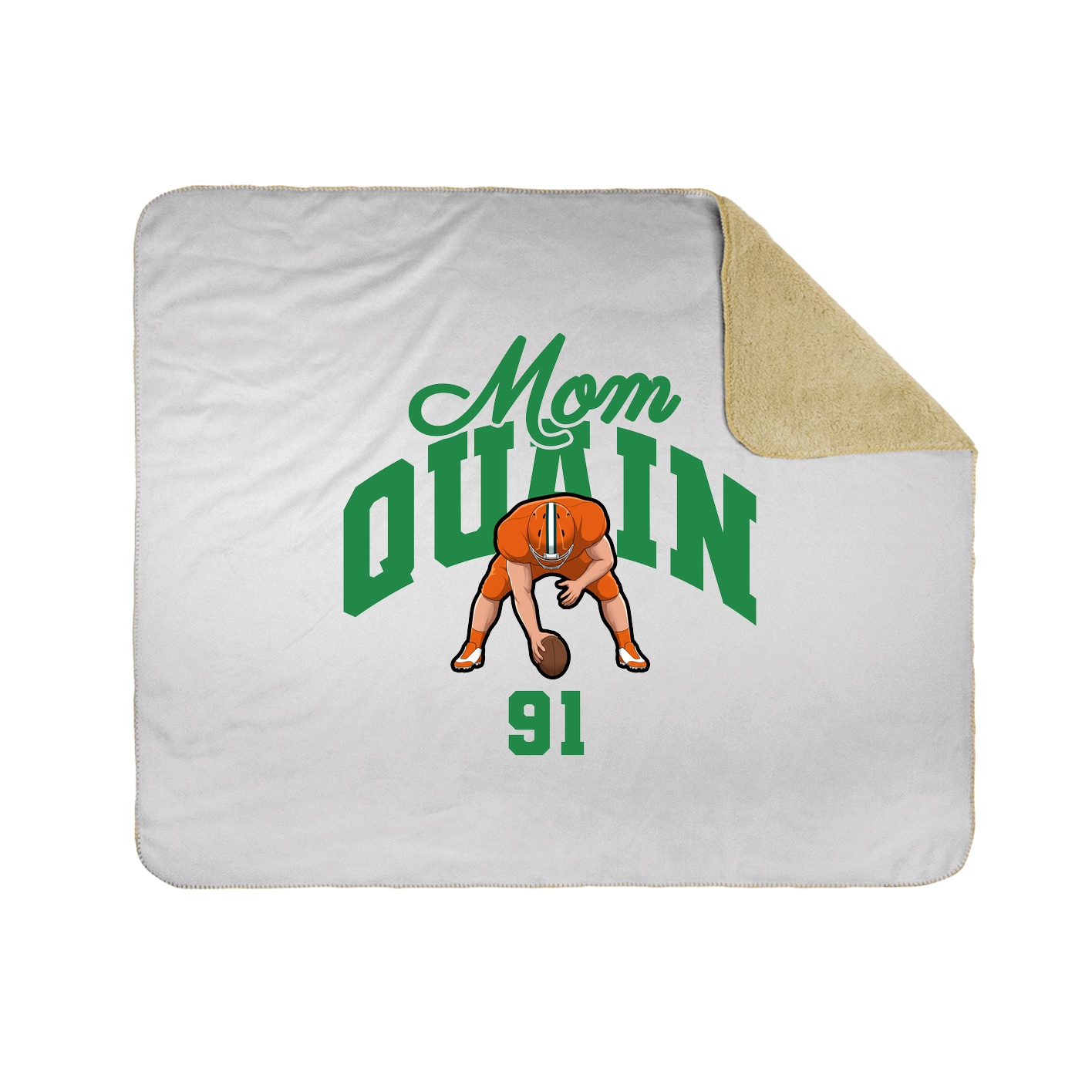 Throw Blanket — Mothers Day Arch in White