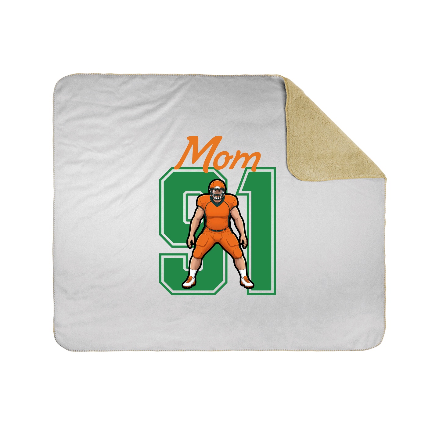 Throw Blanket — Mothers Day Shirsey in White