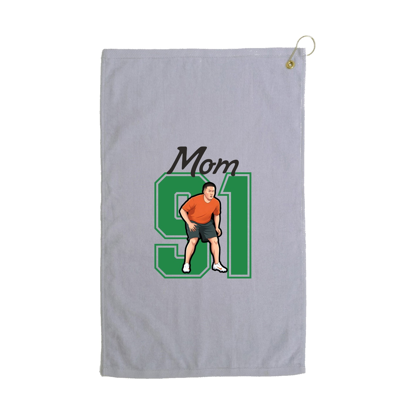 Golf Towel — Mothers Day Shirsey in Grey