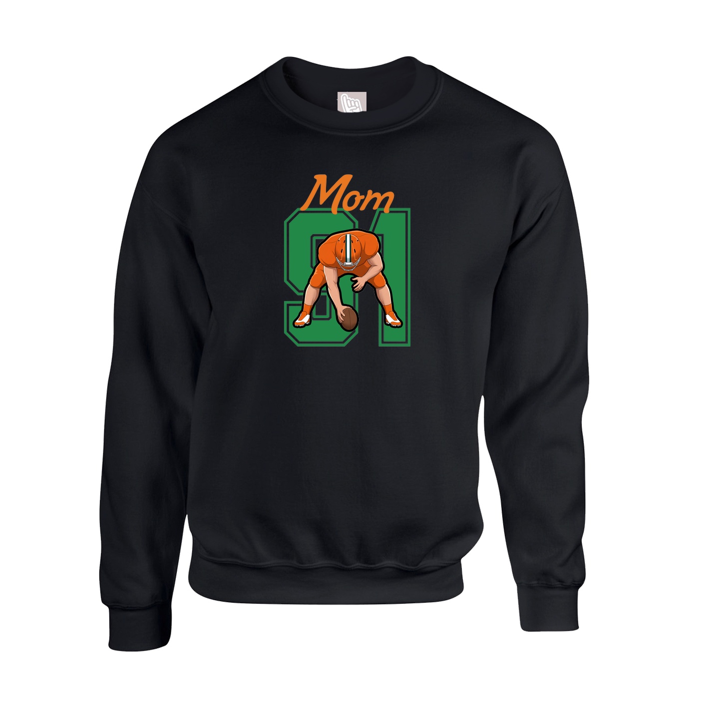 Fleece Crew — Mothers Day Shirsey in Black