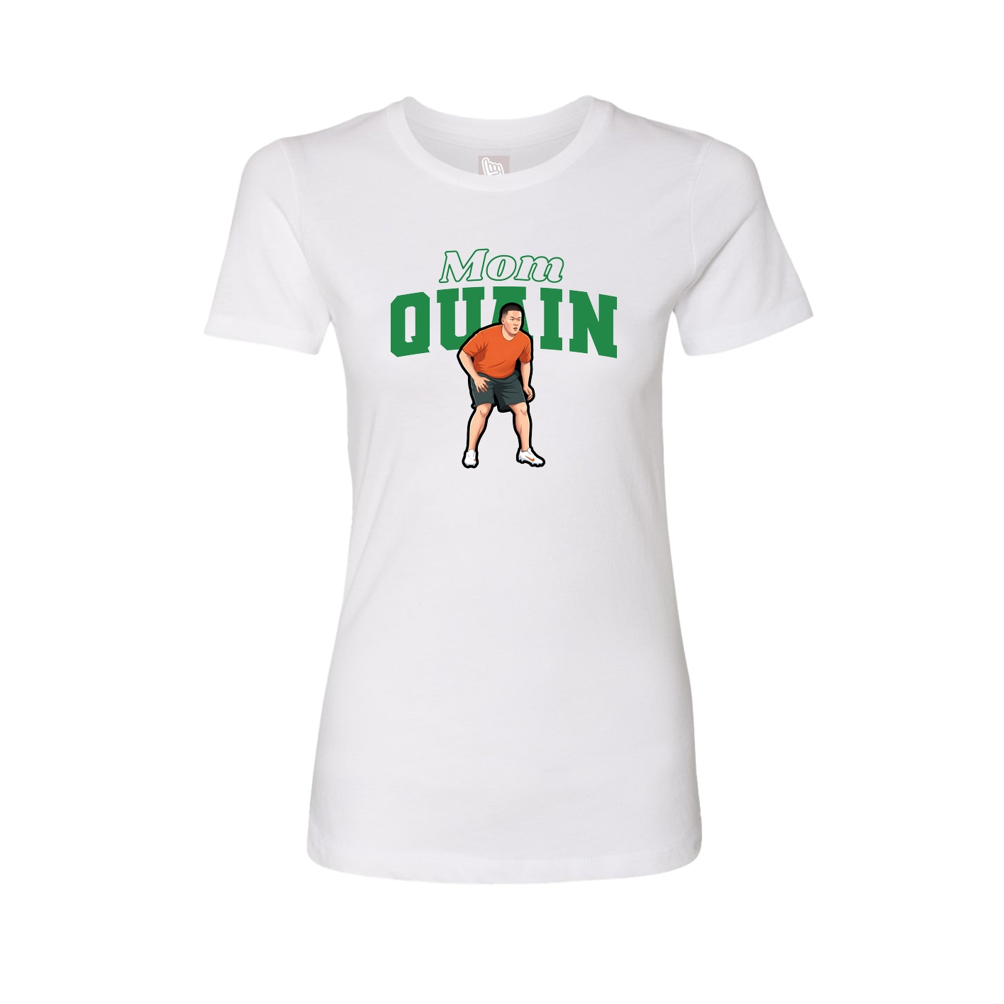 Womens Tee — Mothers Day Block in White