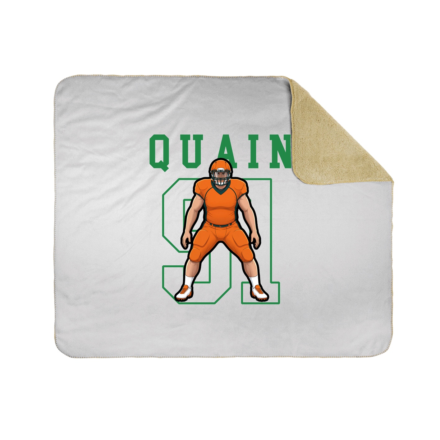 Throw Blanket — Shirsey in White