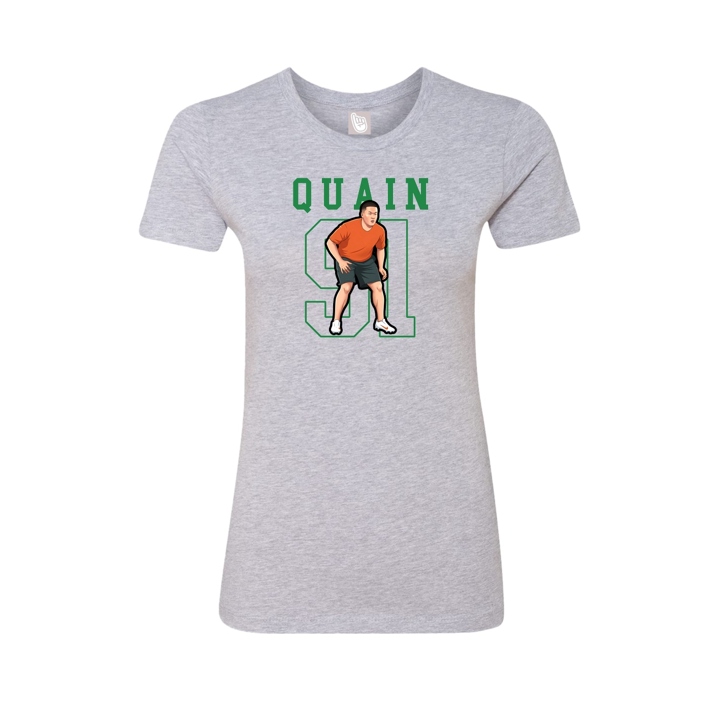 Fitted Women's Tee — Shirsey in Grey
