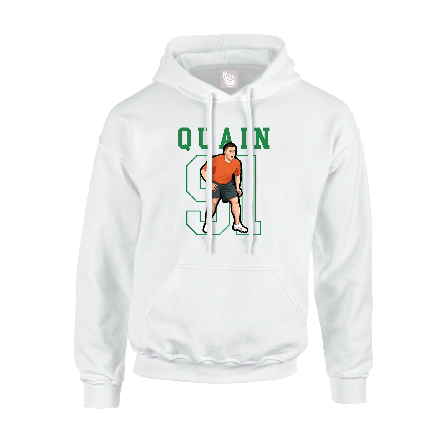 Hoodie — Shirsey in White
