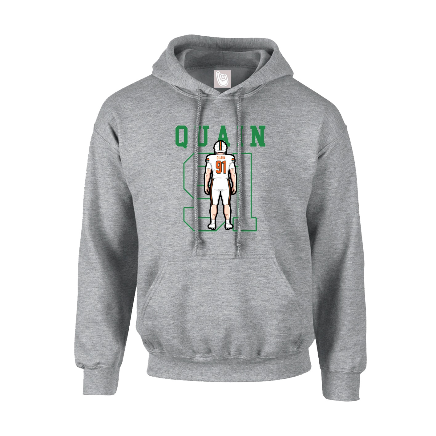 Hoodie — Shirsey in Grey