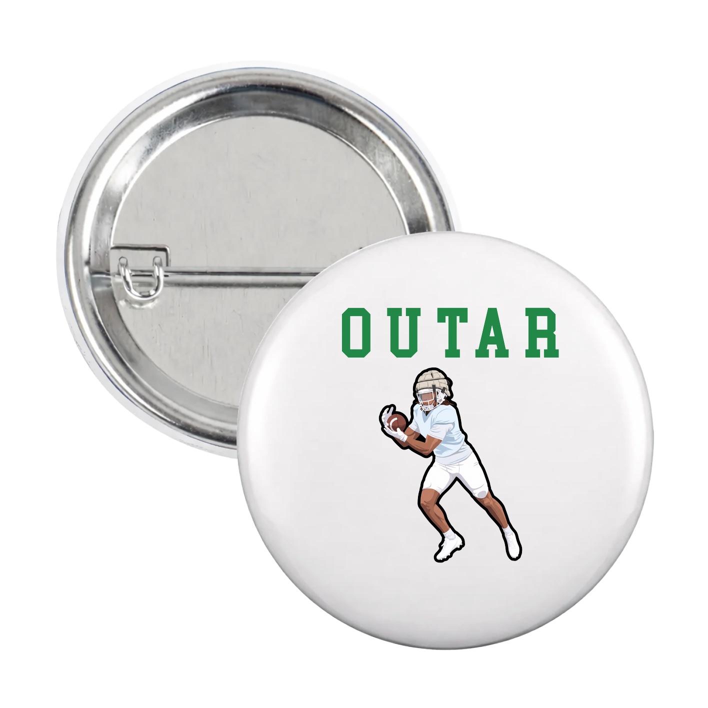 Game Day Button — Shirsey in White