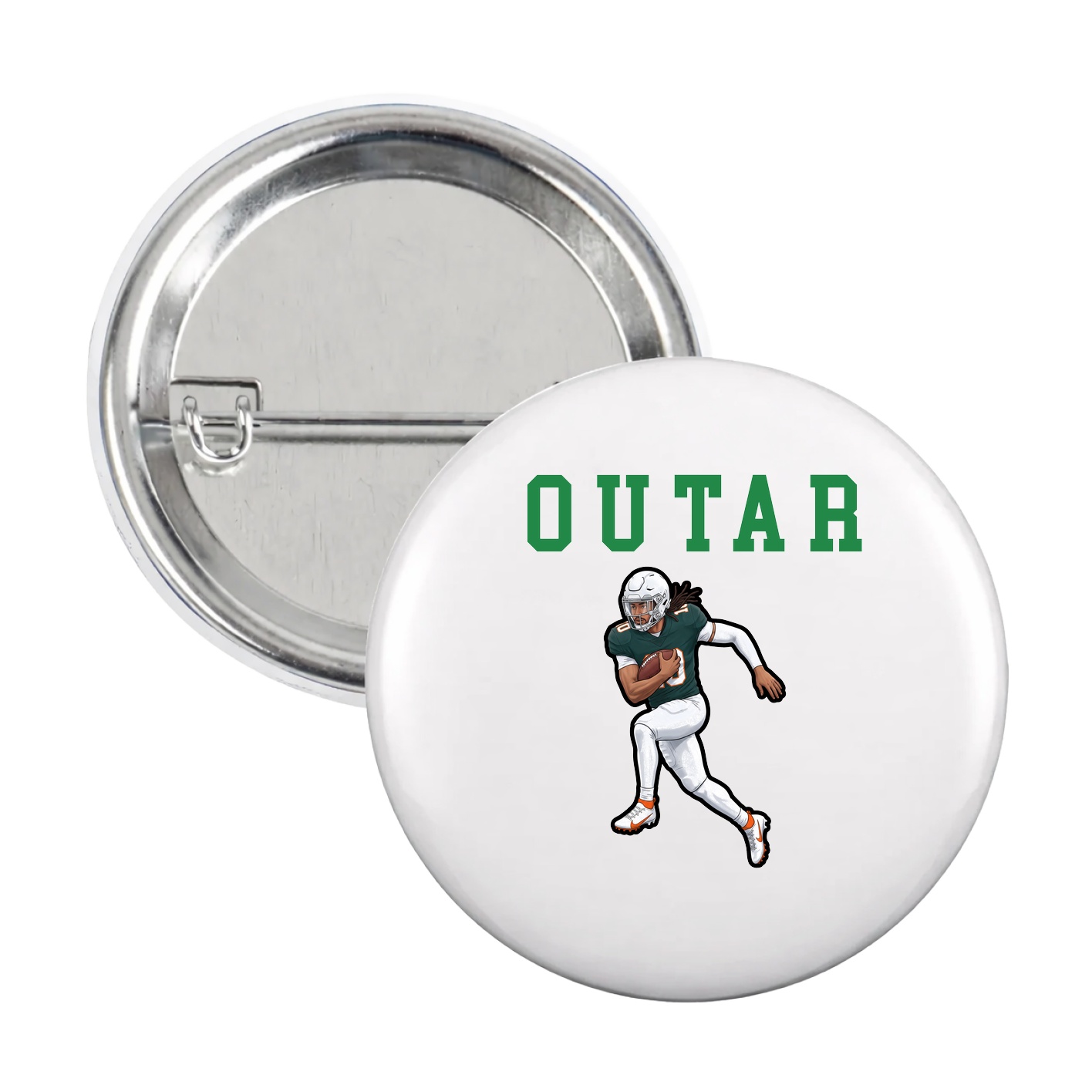 Game Day Button — Shirsey in White