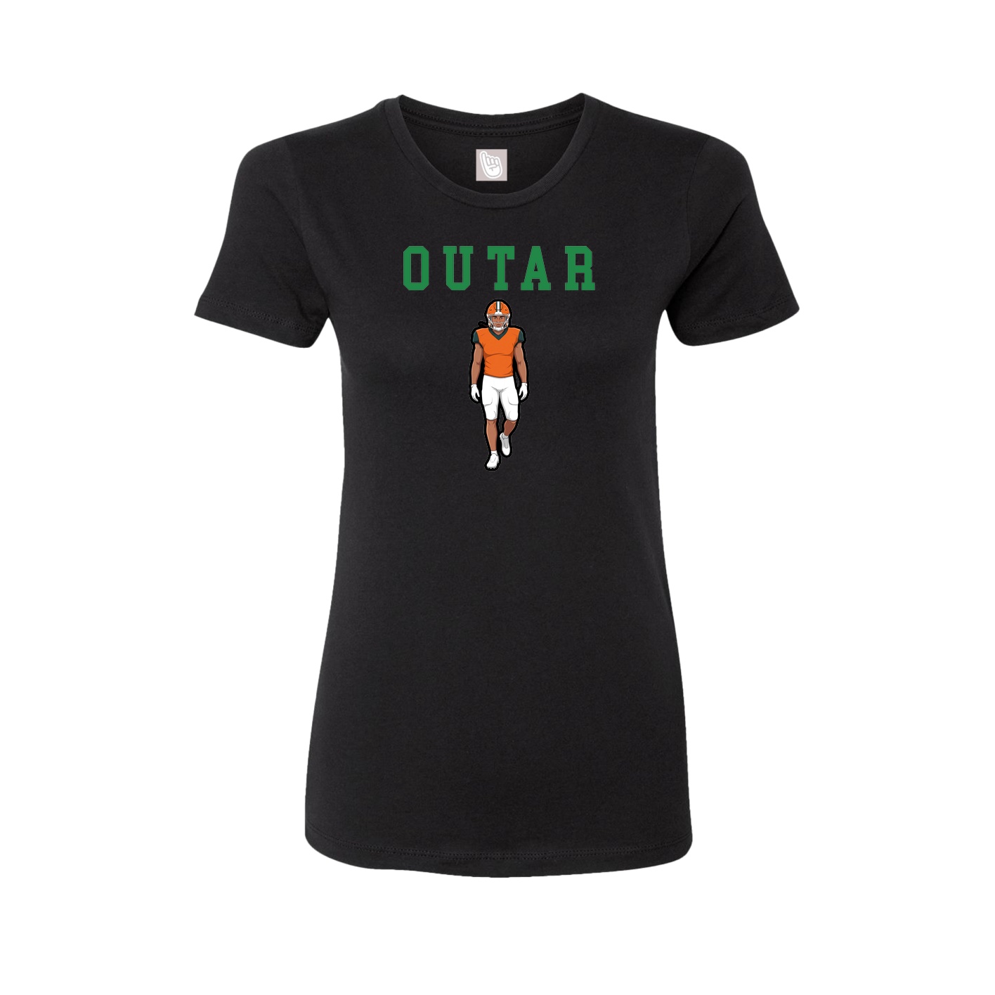 Fitted Women's Tee — Shirsey in Black