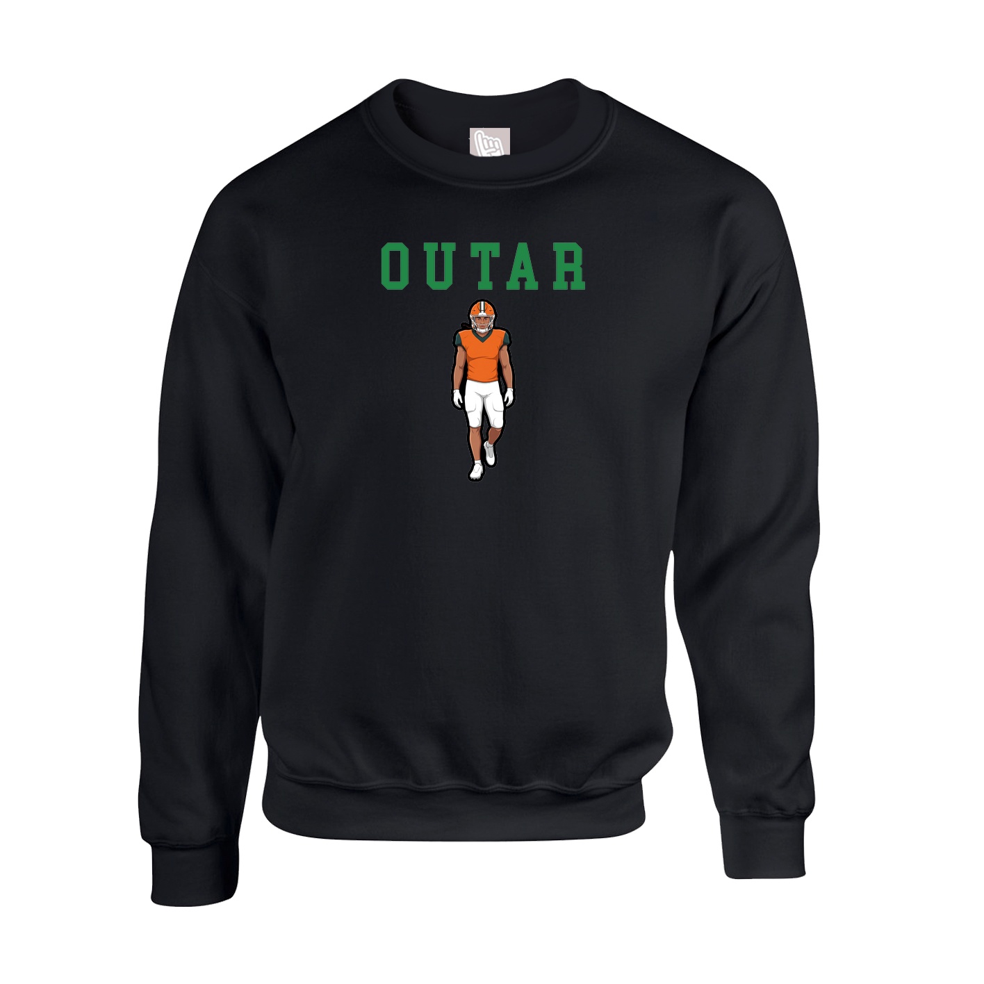 Fleece Crew — Shirsey in Black