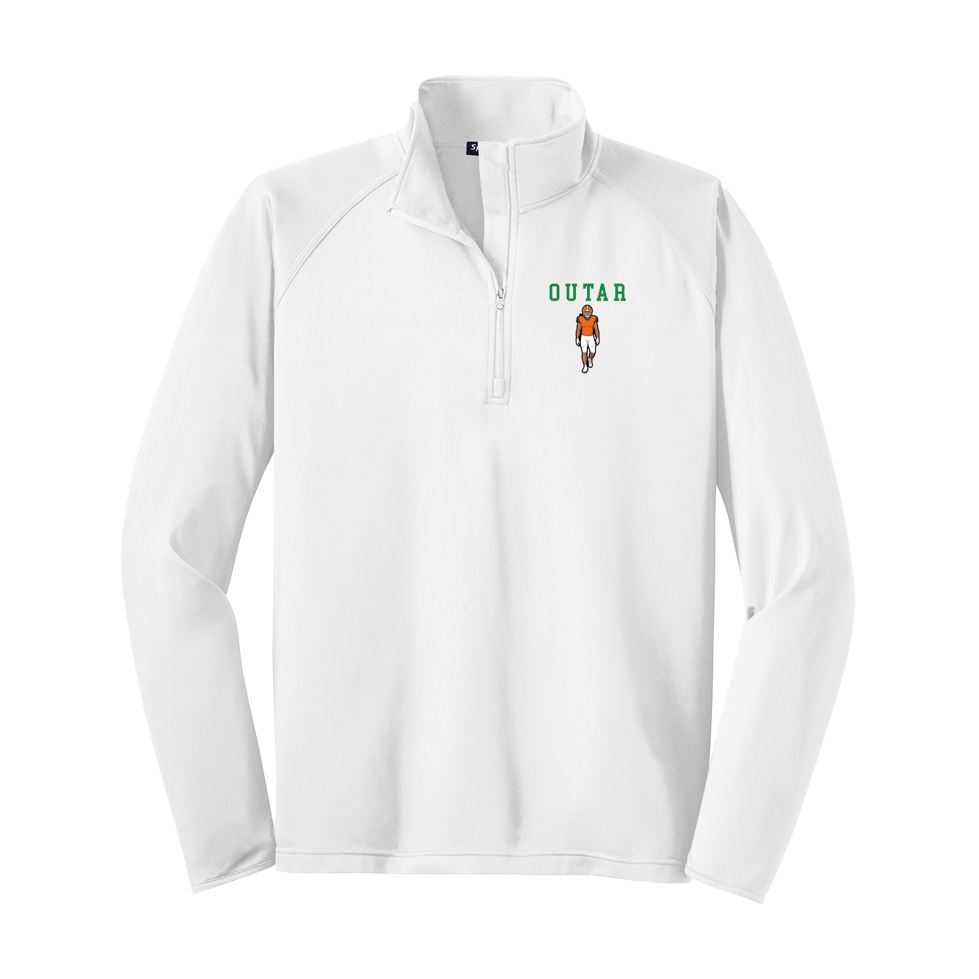 Q-Zip Pullover — Shirsey in White