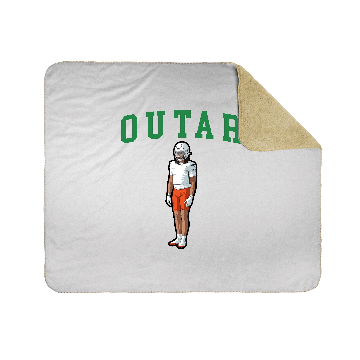Throw Blanket — Shirsey in White