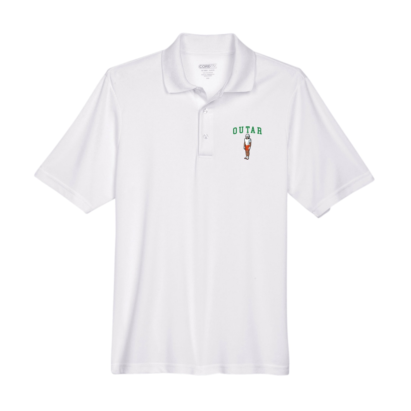 Performance Polo — Shirsey in White