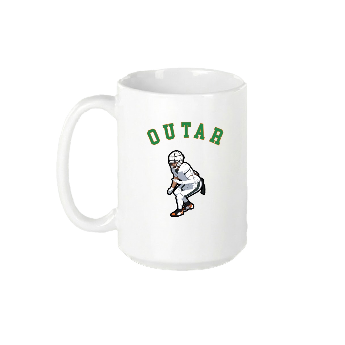 15oz Coffee Mug — Shirsey Arch in White
