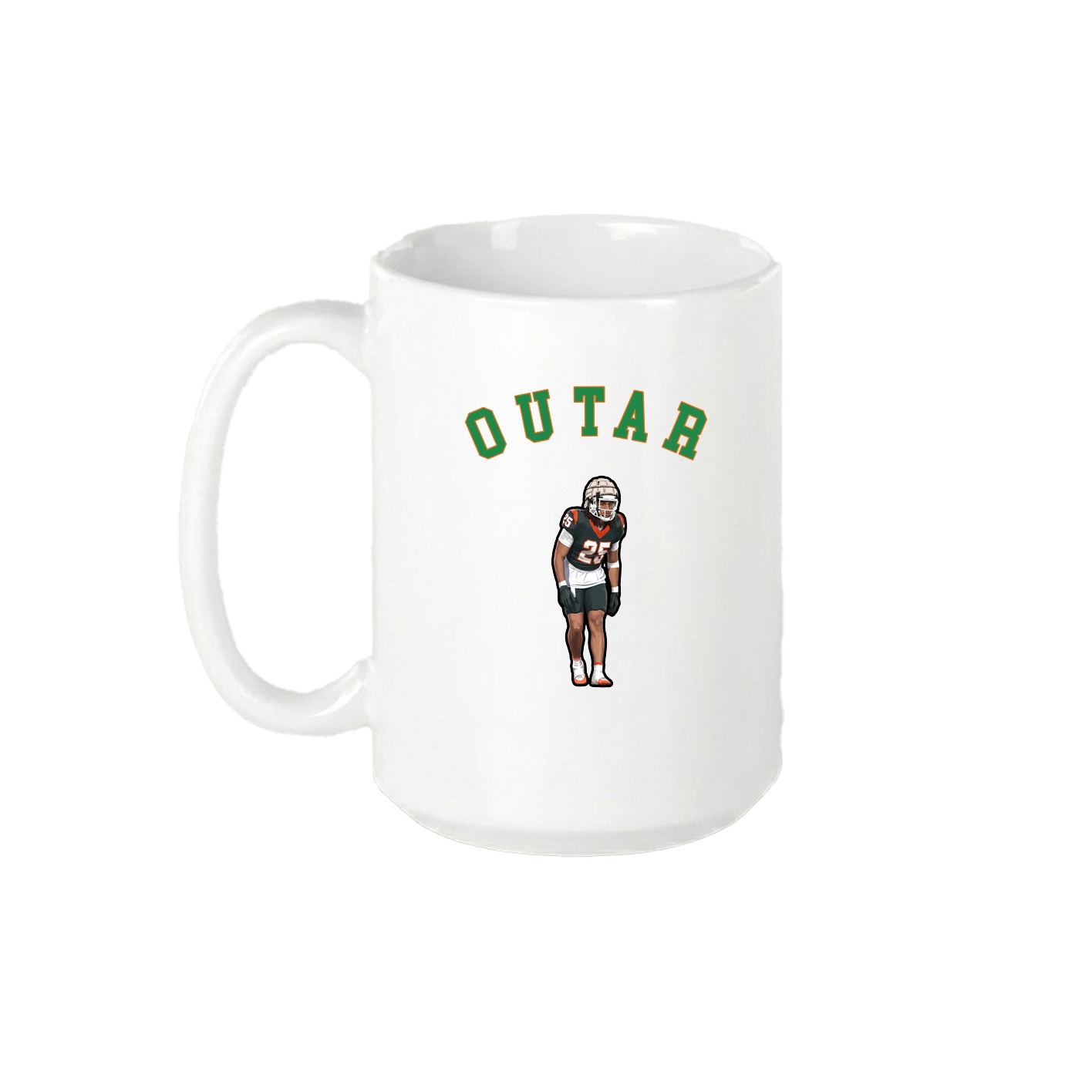 15oz Coffee Mug — Shirsey Arch in White