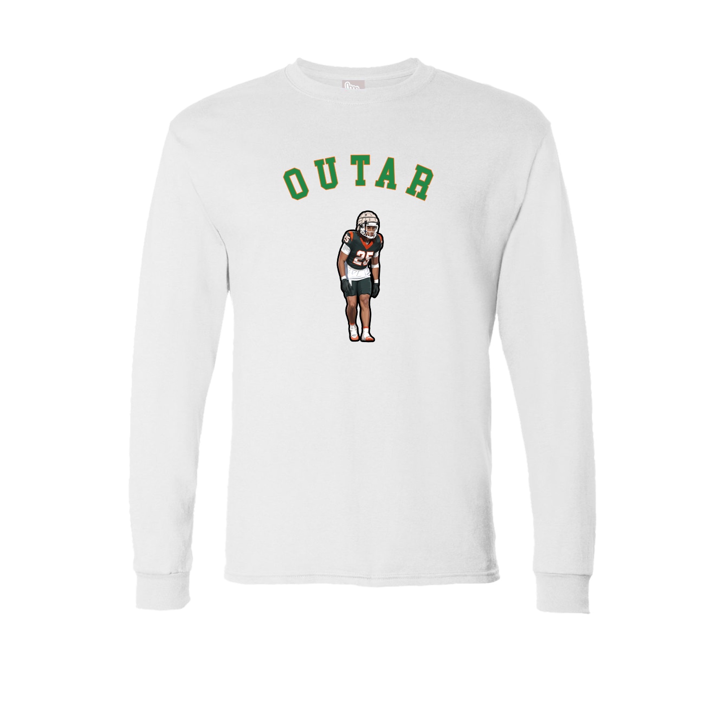 Long Sleeve Tee — Shirsey Arch in White