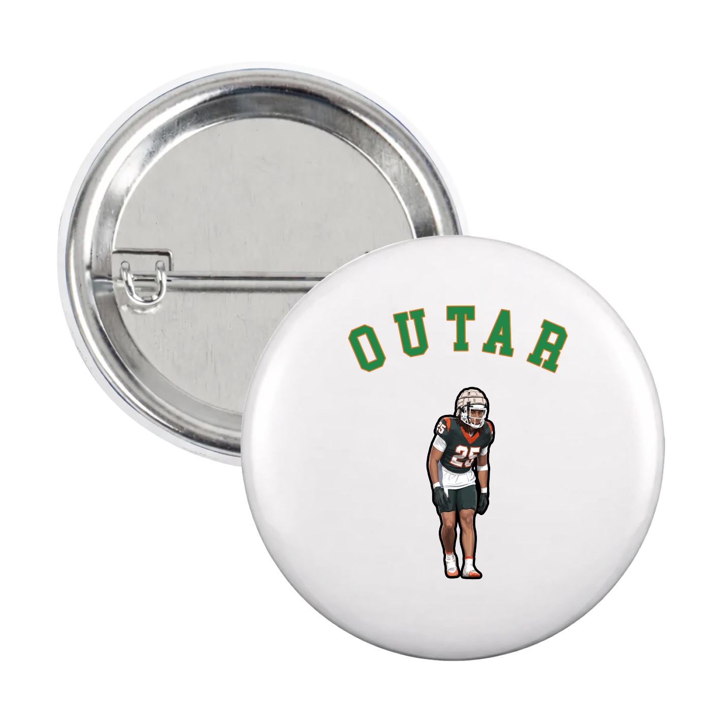 Game Day Button — Shirsey Arch in White
