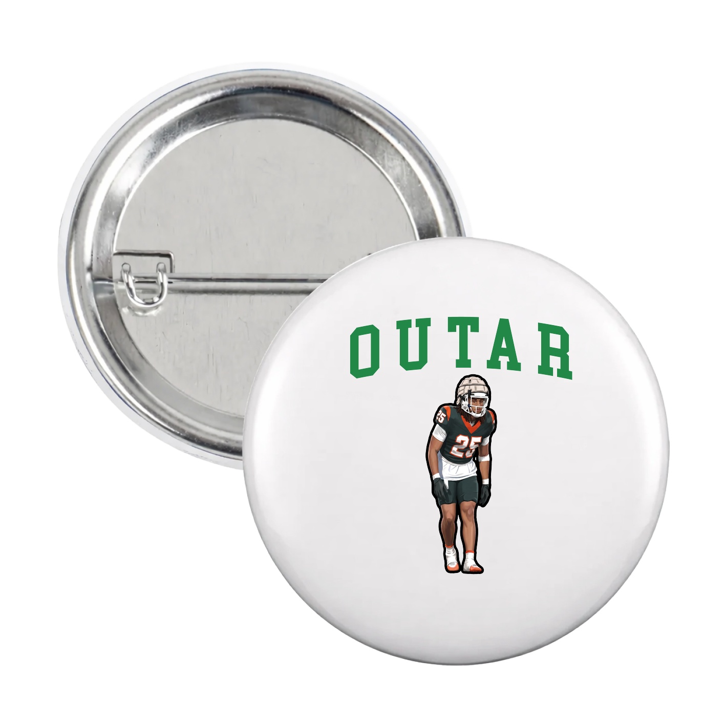 Game Day Button — Shirsey in White