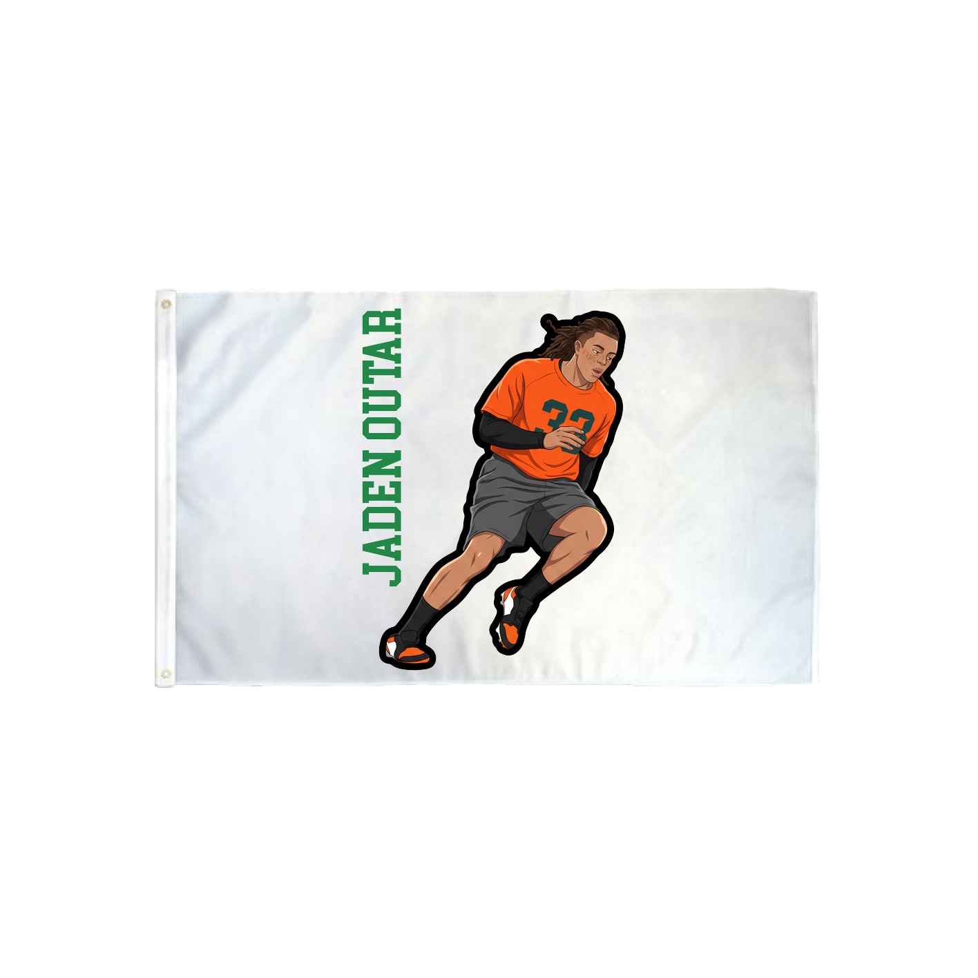 3x5 Flag — Name Vertical in Classic
