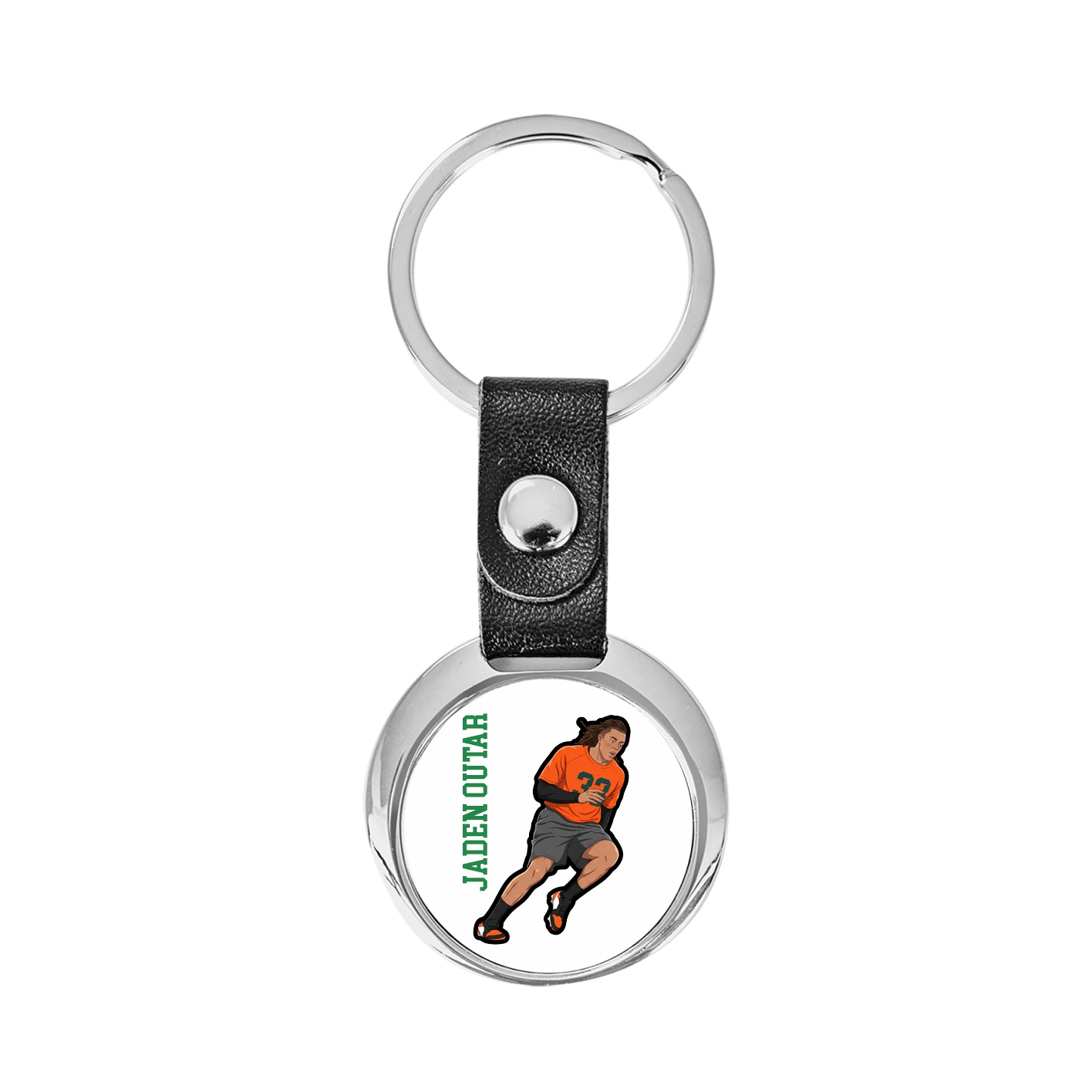 Key Chain — Name Vertical in Classic