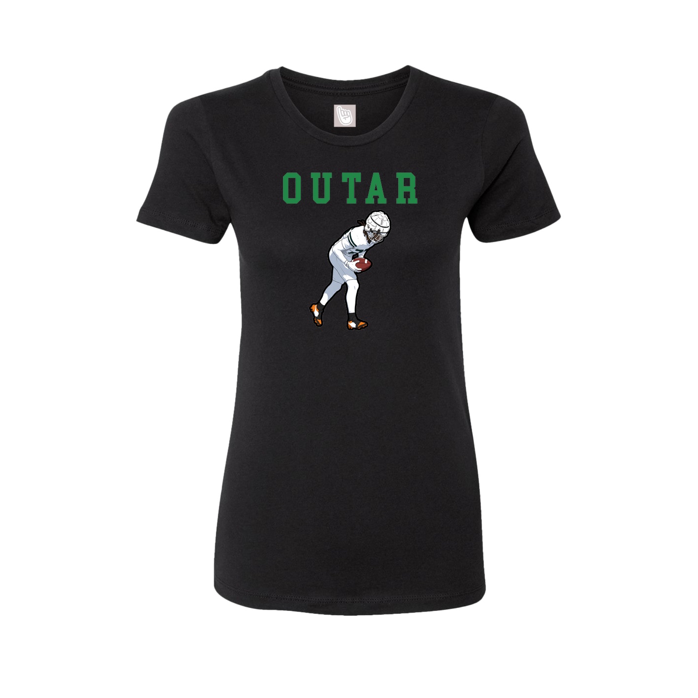 Fitted Women's Tee — Shirsey in Black