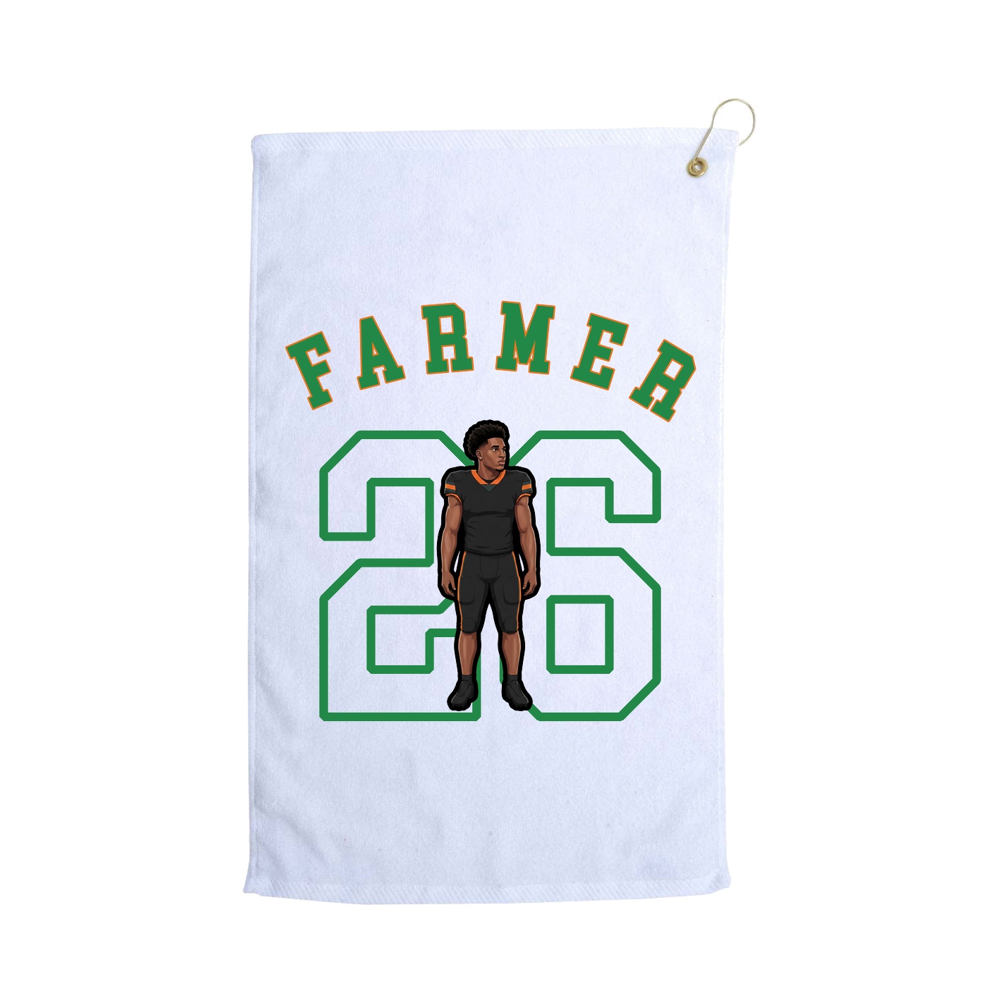 Golf Towel — Shirsey Arch in White