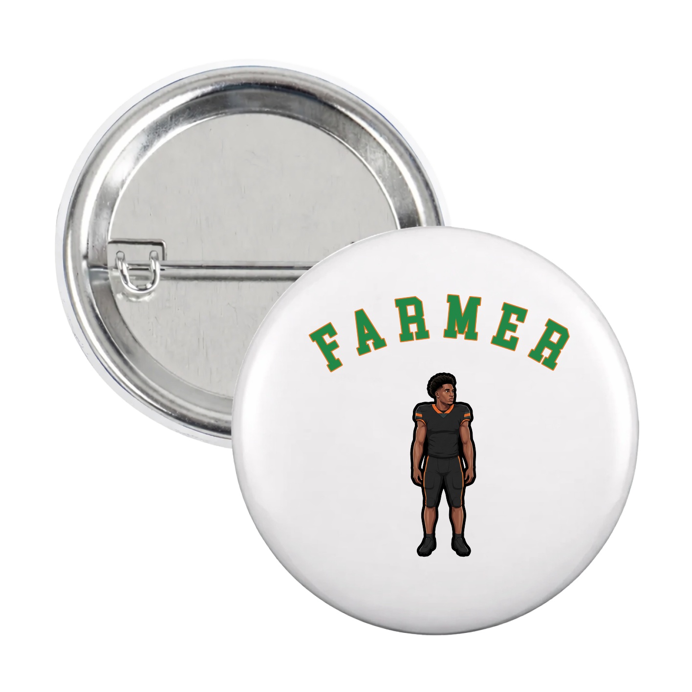 Game Day Button — Shirsey Arch in White