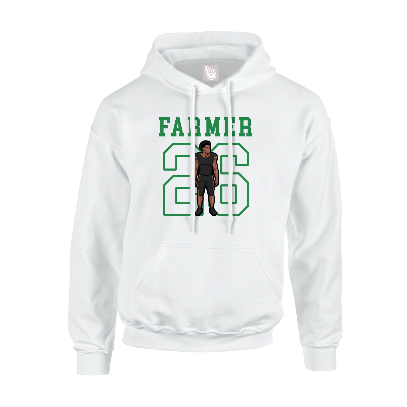 Youth Hoodie — Shirsey in White