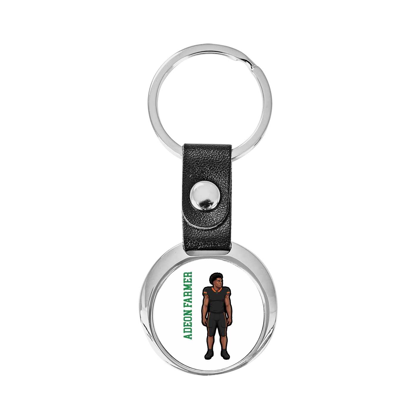 Key Chain — Name Vertical in Classic