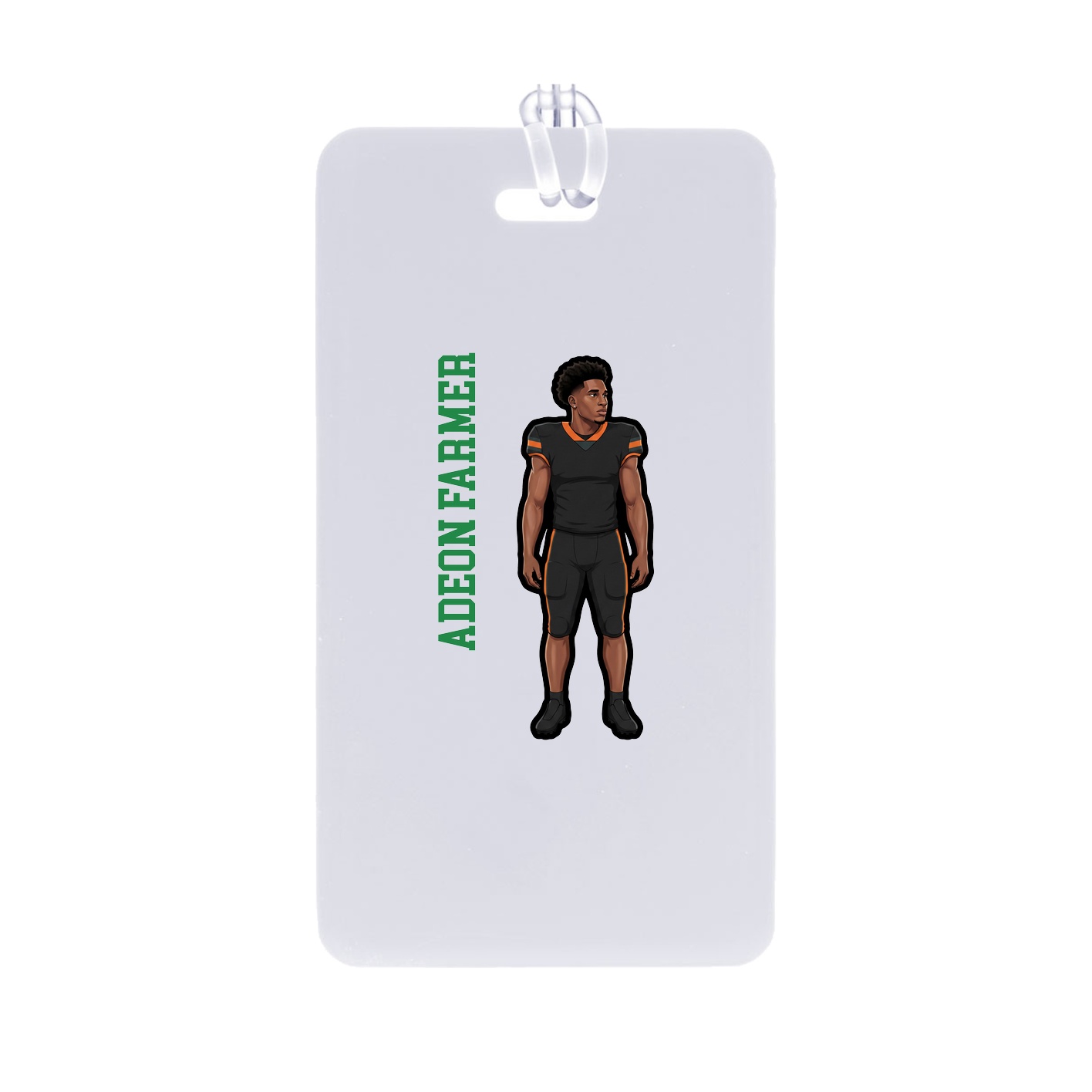 Bag Tag — Name Vertical in Classic