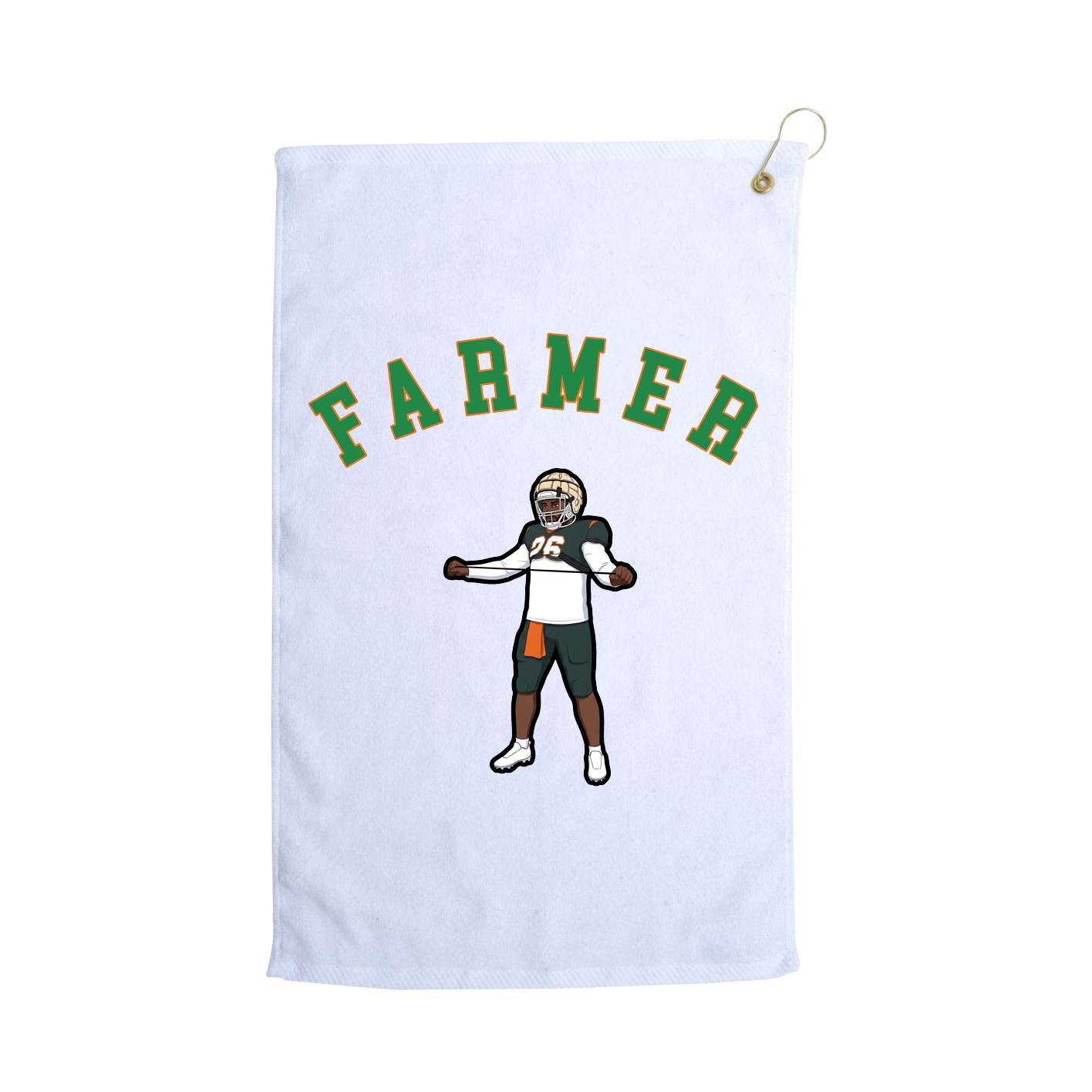 Golf Towel — Shirsey Arch in White