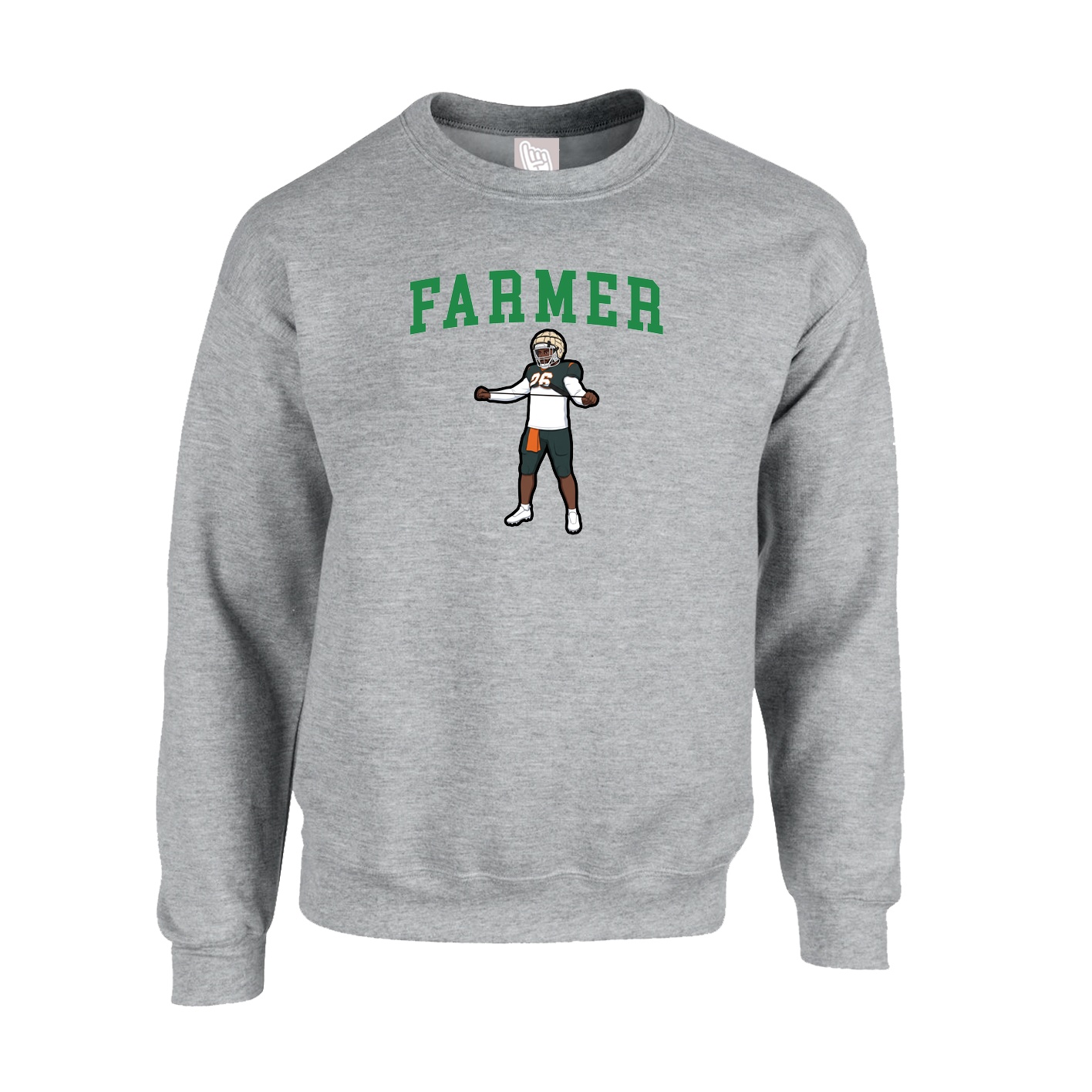 Fleece Crew — Shirsey in Grey