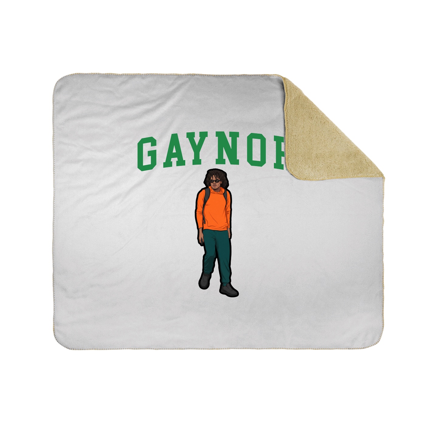 Throw Blanket — Shirsey in White