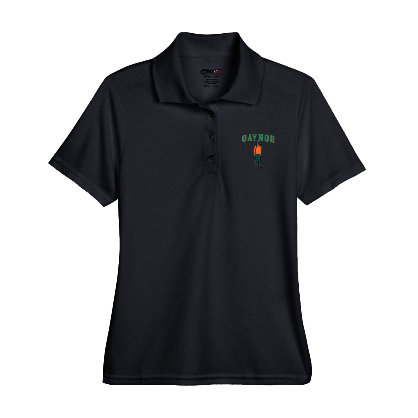 Womens Performance Polo — Shirsey in Black