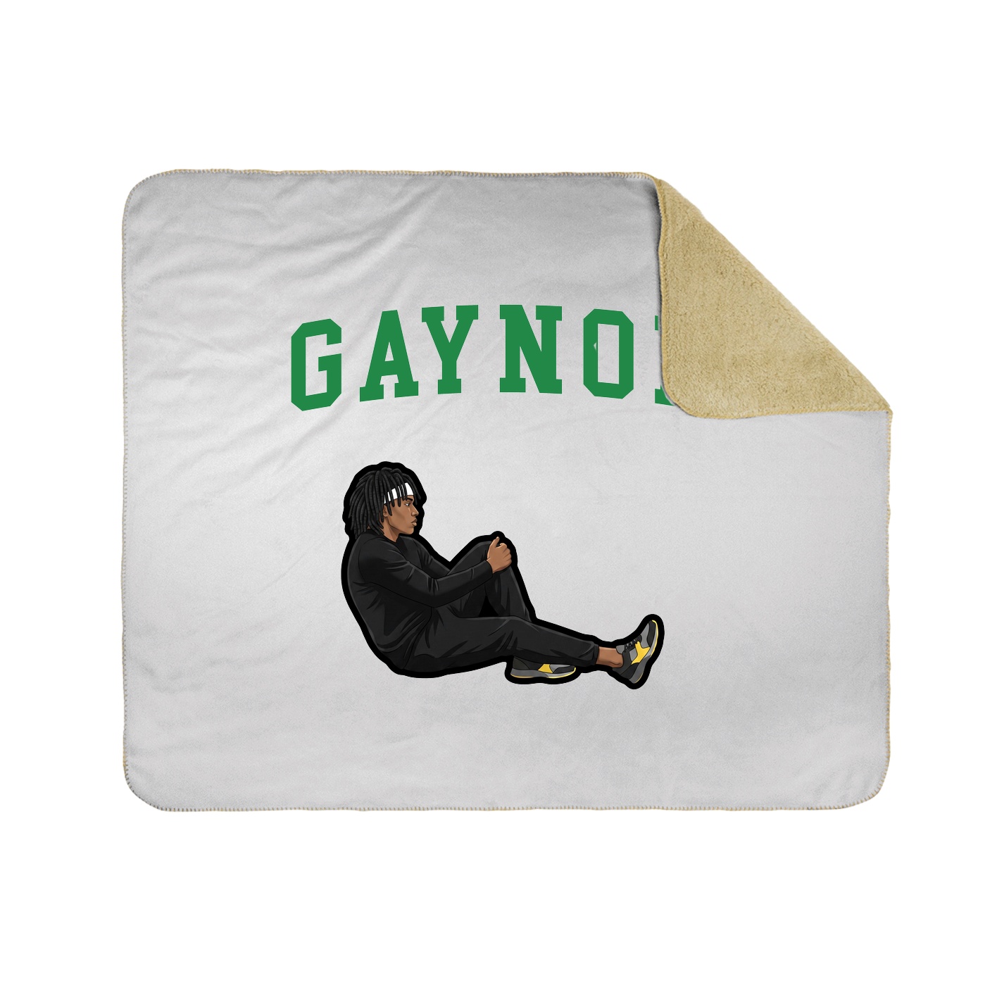 Throw Blanket — Shirsey in White