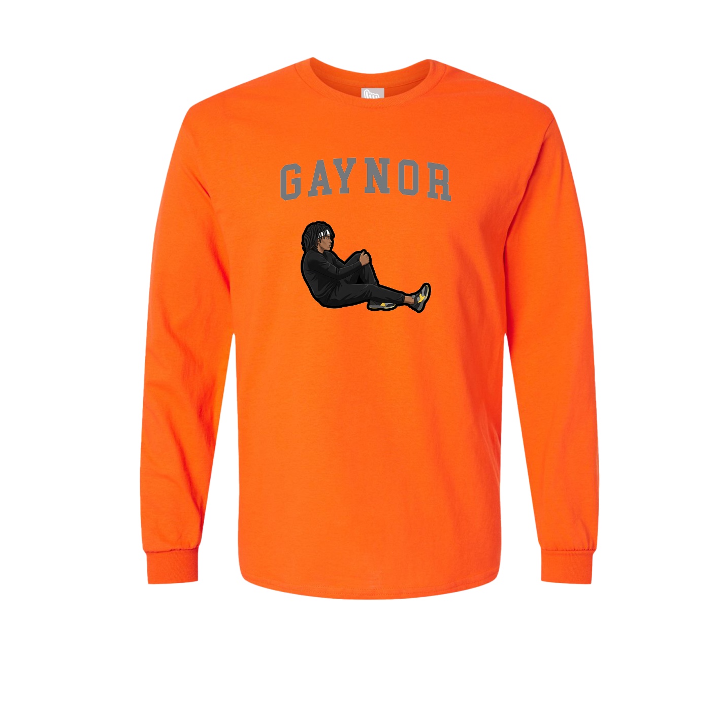 Long Sleeve Tee — Shirsey in Orange