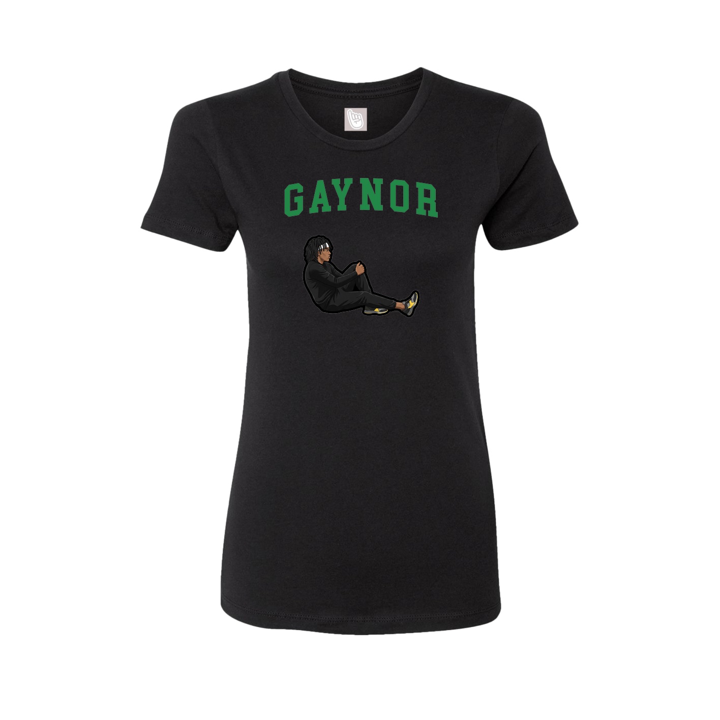 Fitted Women's Tee — Shirsey in Black