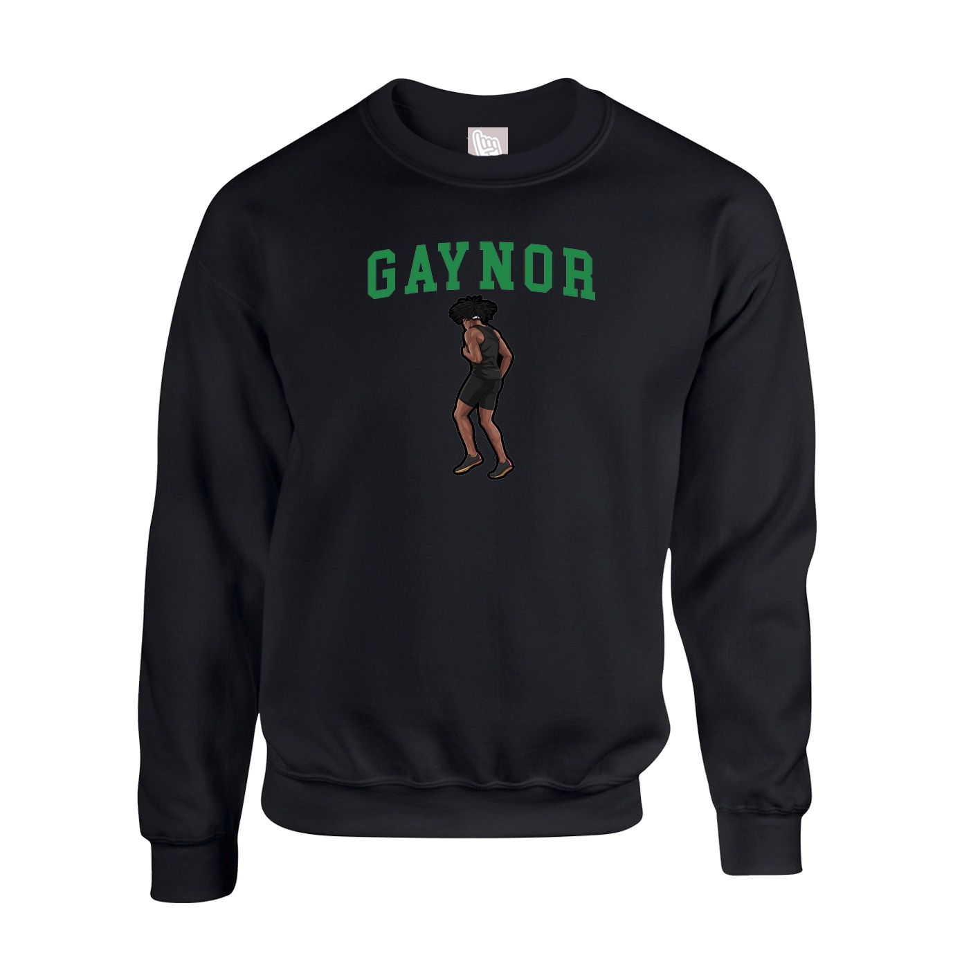 Fleece Crew — Shirsey in Black