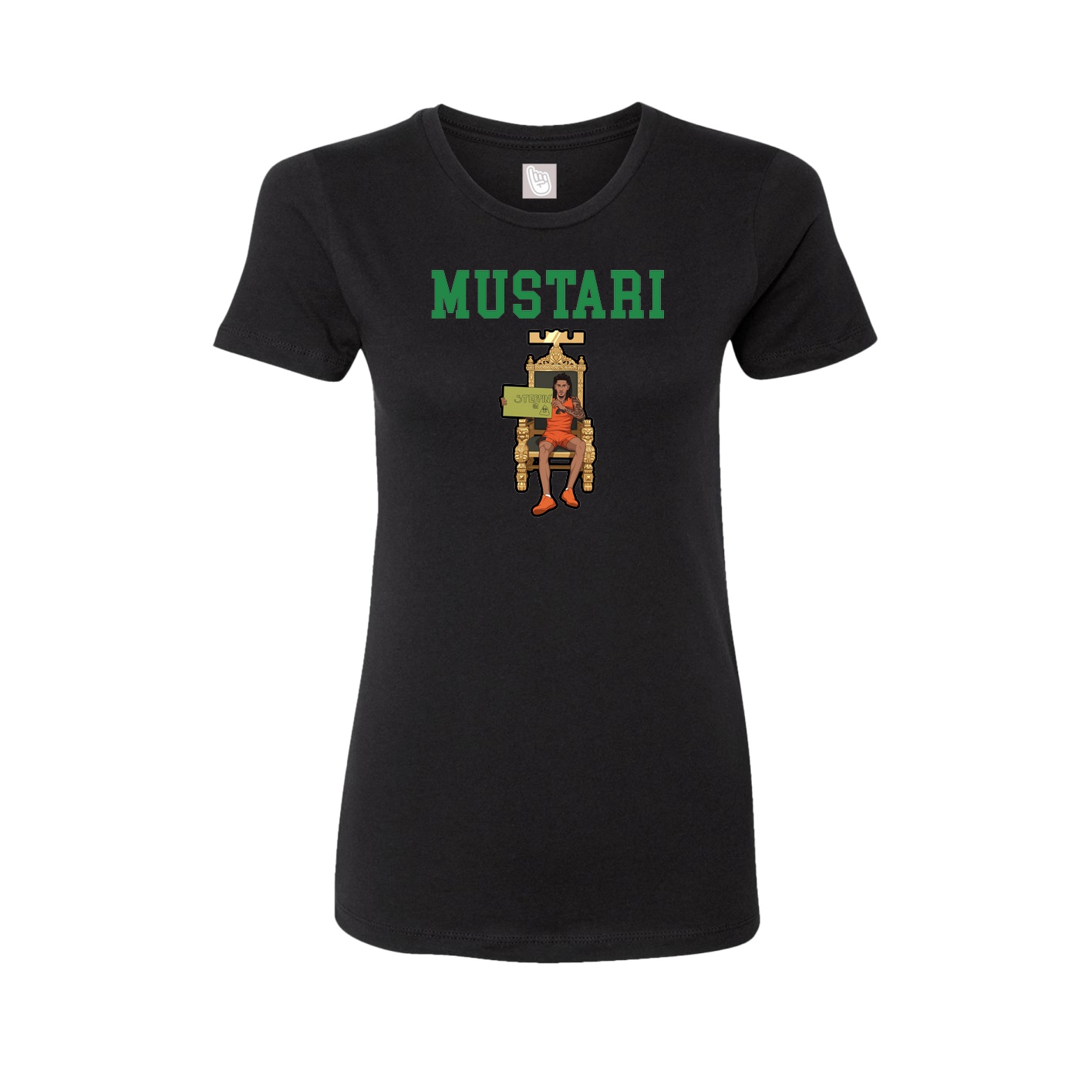 Fitted Women's Tee — Shirsey in Black
